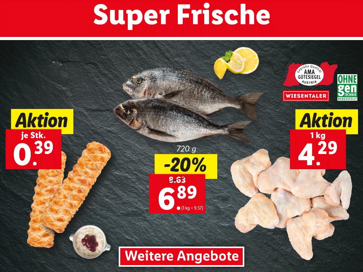 Super-Frische zum Lidl Preis