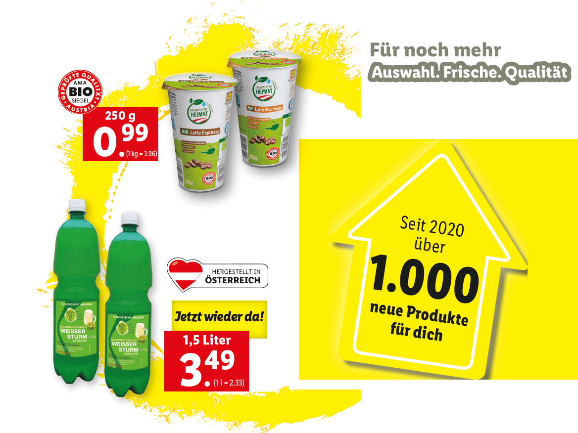 Neue Lidl-Vielfalt