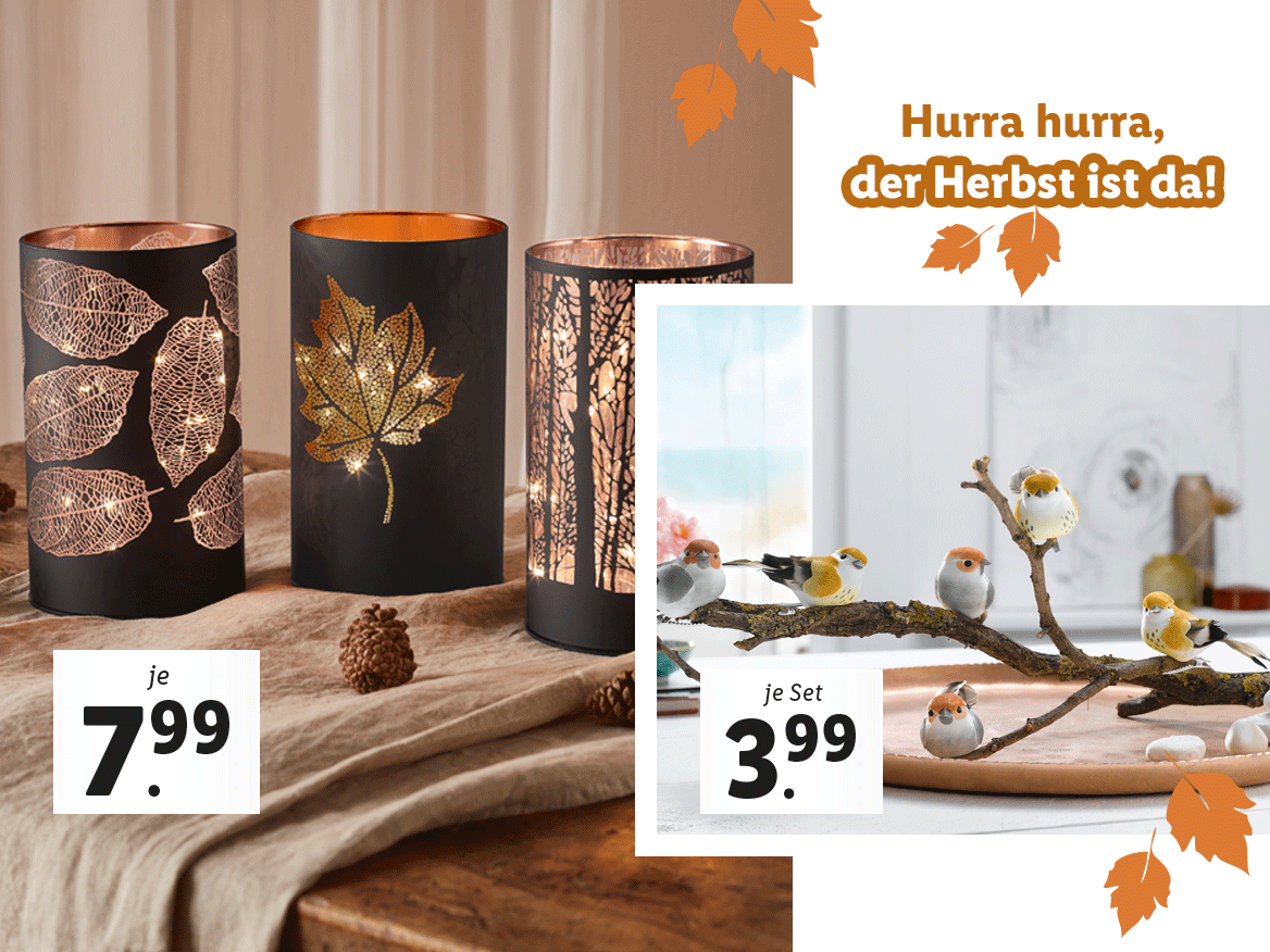 Für ein herbstliches Ambiente