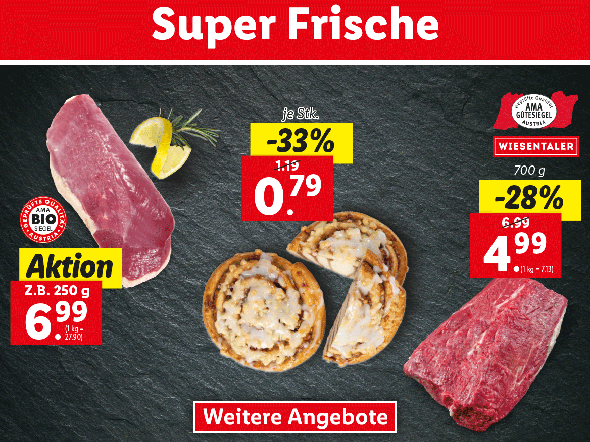 Super-Frische zum Lidl Preis