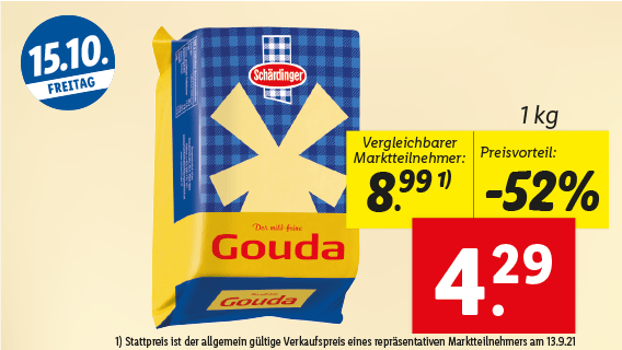 Schärdinger Gouda im Stück