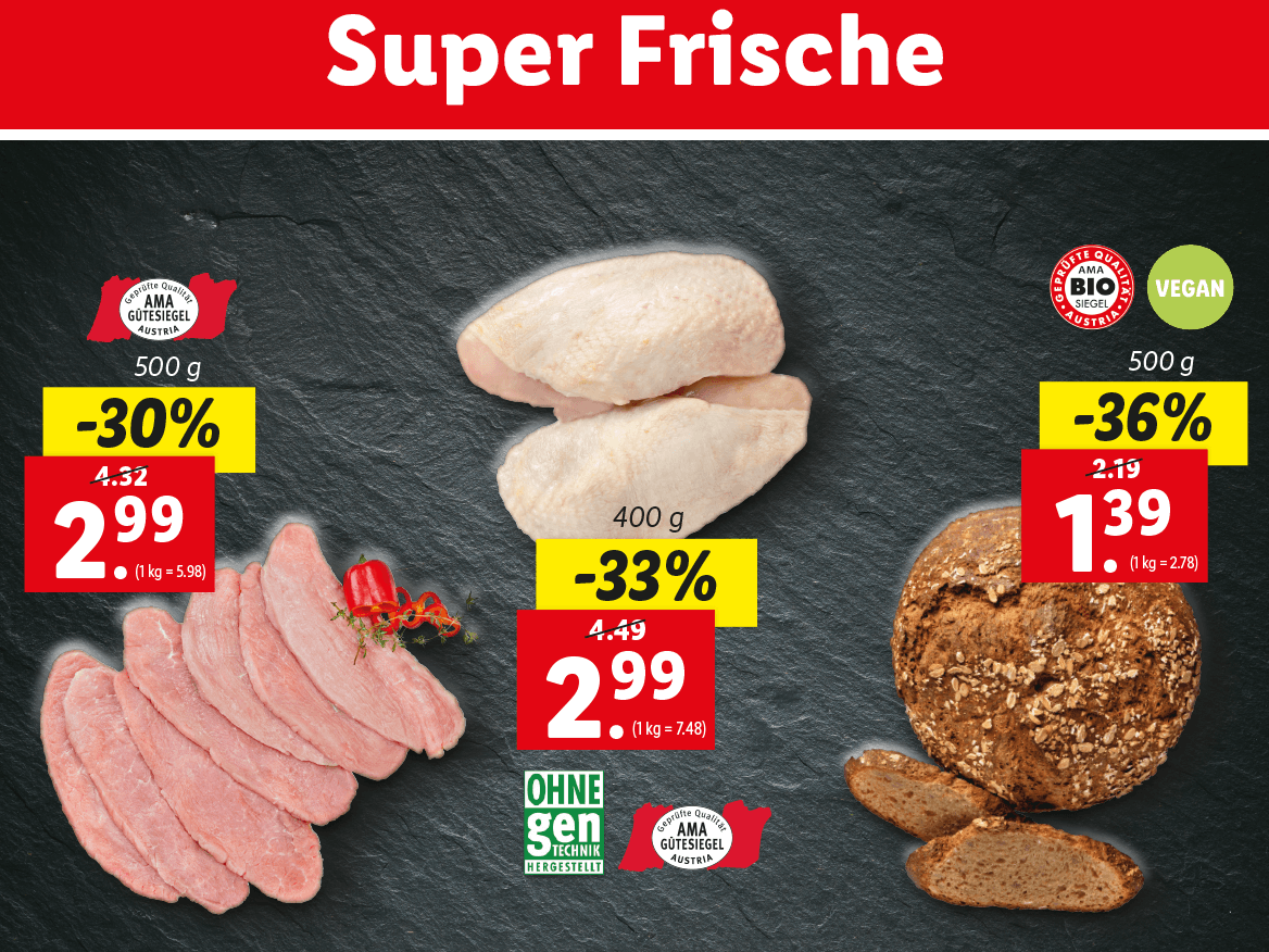 Super-Frische zum Lidl Preis