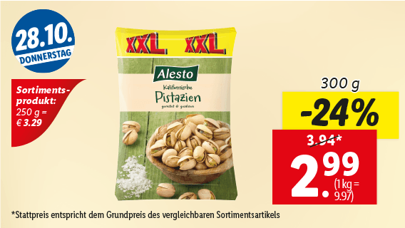 Kalifornische Pistazien