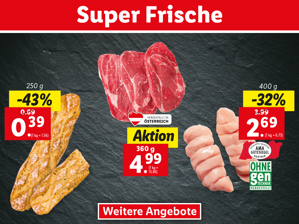 Super-Frische zum Lidl Preis