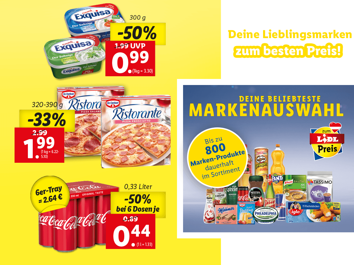 Deine beliebteste Markenauswahl