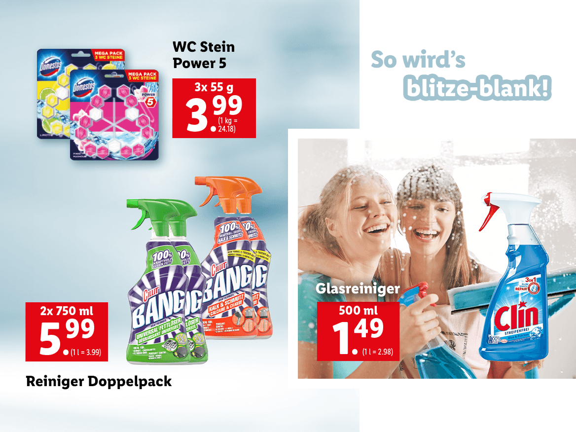 Für ein sauberes Zuhause