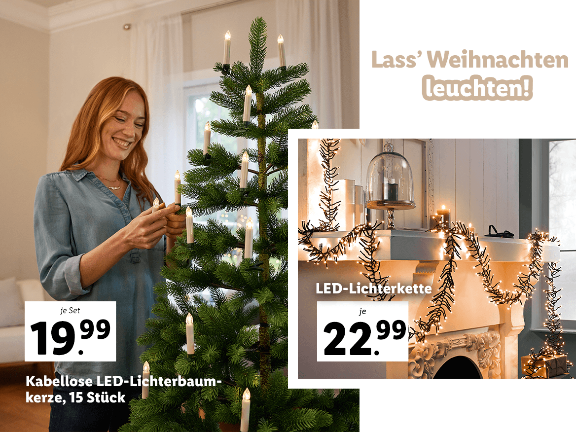 Bring Licht in die Weihnachtszeit