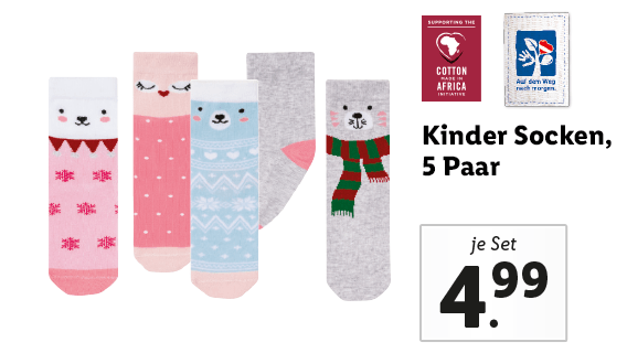Kinder-Socken, 5 Paar