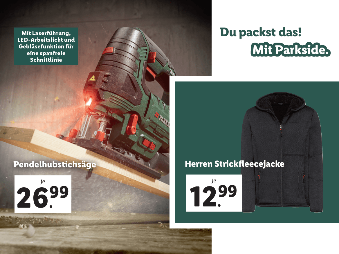 Du packst das! Mit Parkside