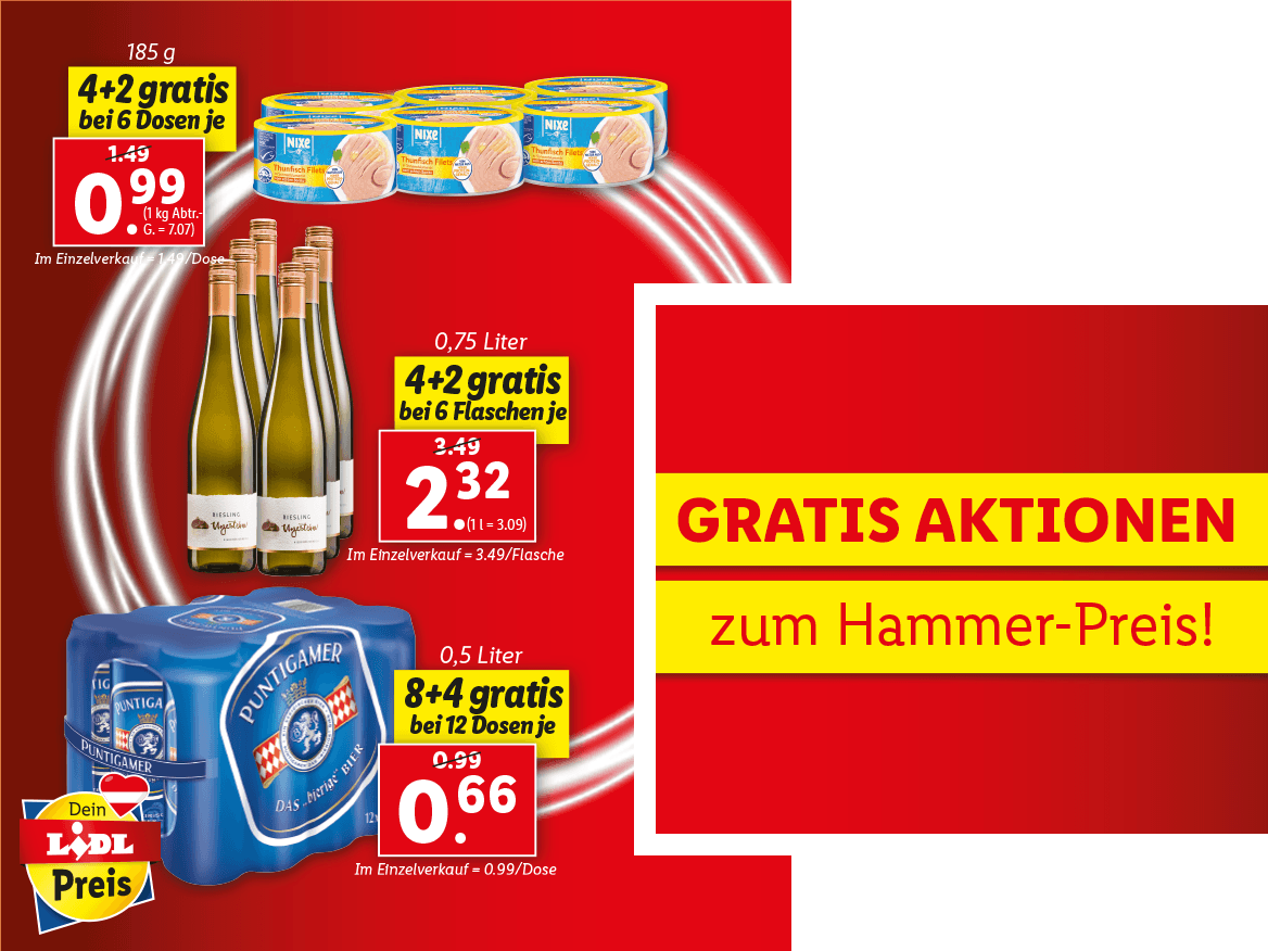 Gratis-Aktionen| Lidl.at  