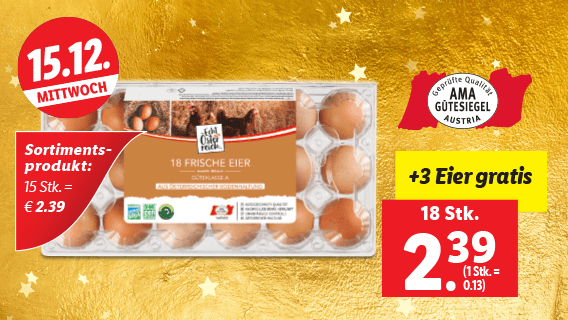  Eier aus Bodenhaltung 