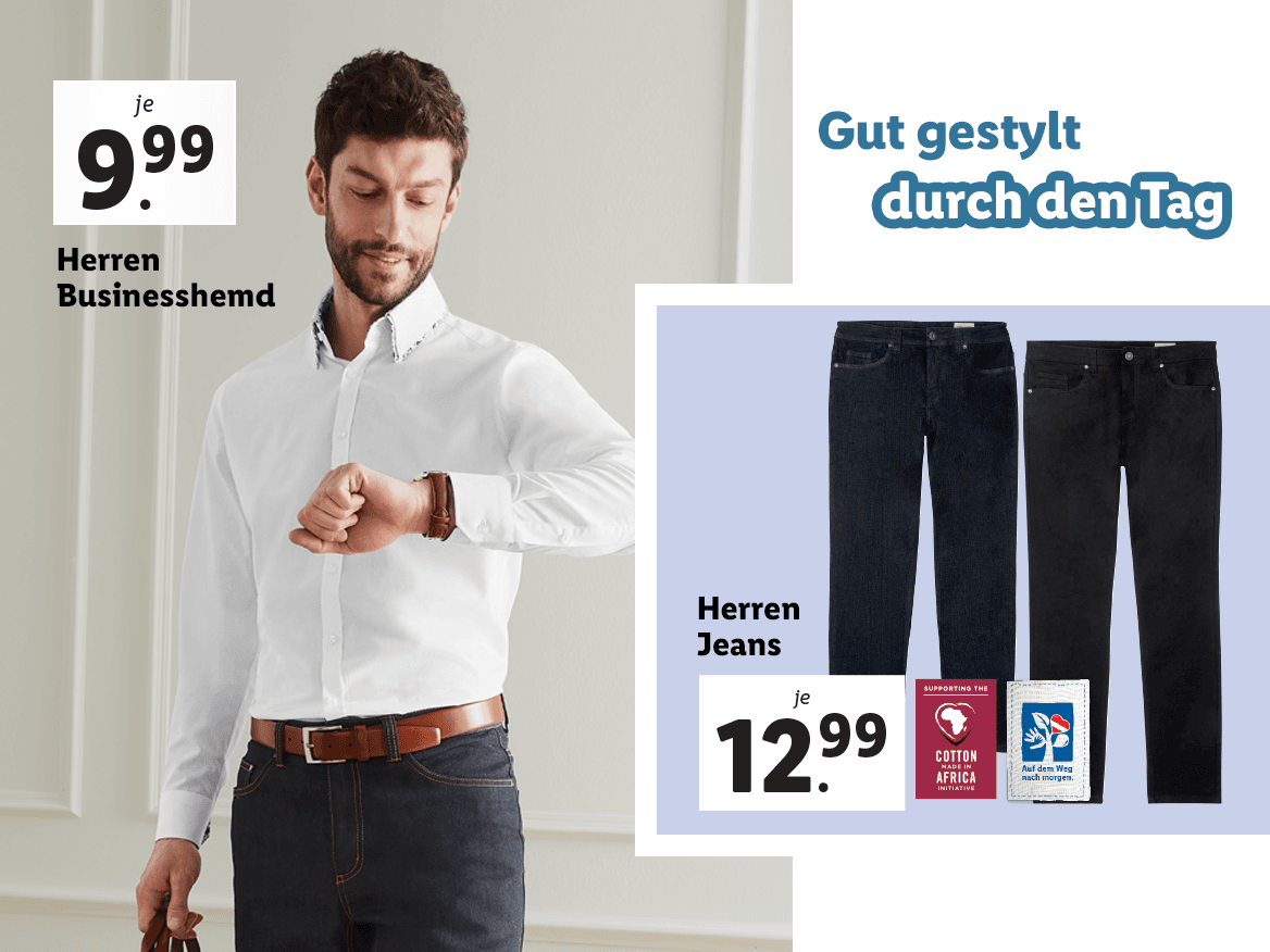 Gut gestylt durch den Tag