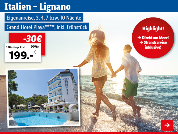 Italien - Italienische Adria - Lignano Sabbiadoro
