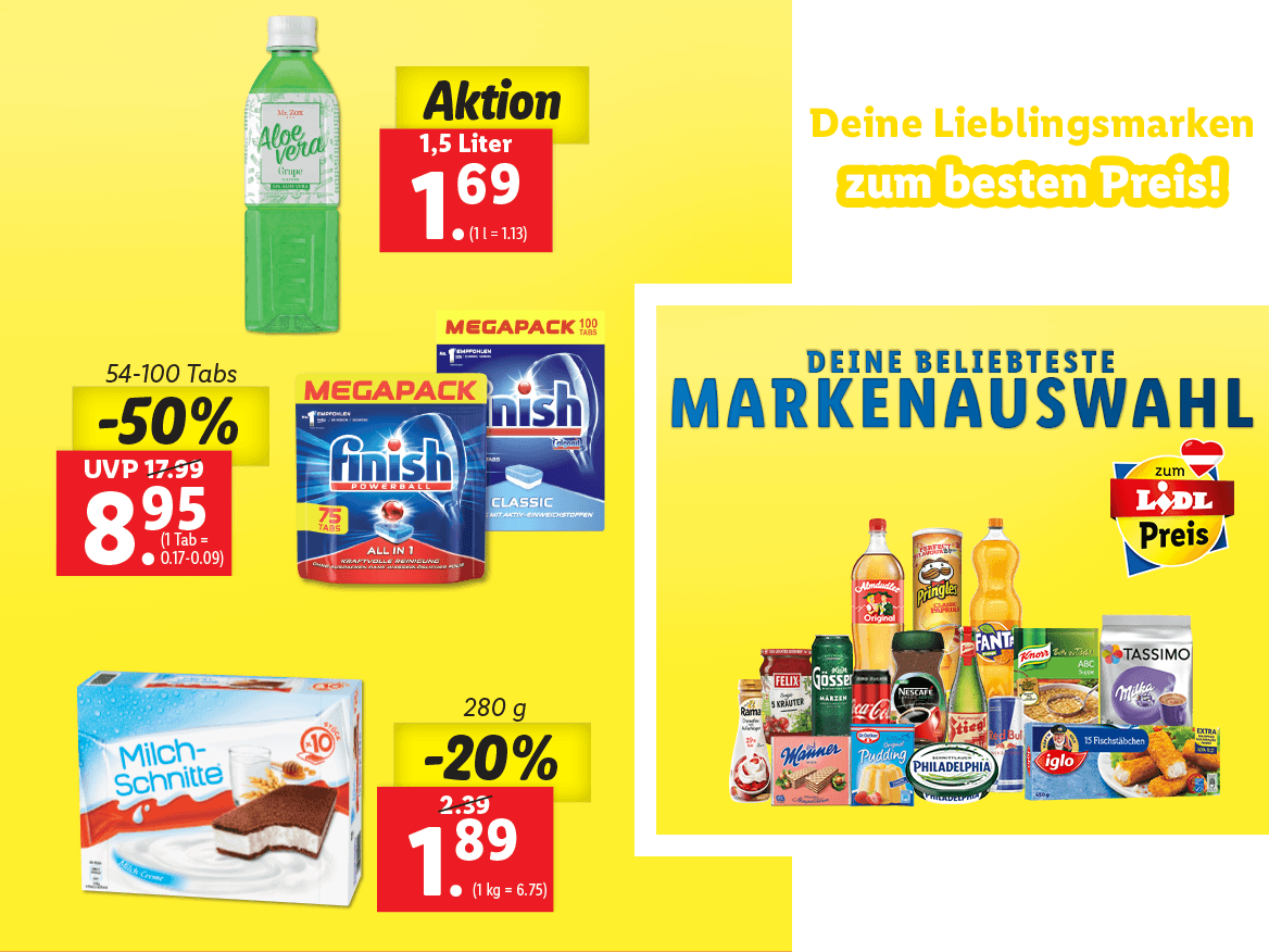 Markenartikel zum Lidl-Preis | Lidl.at