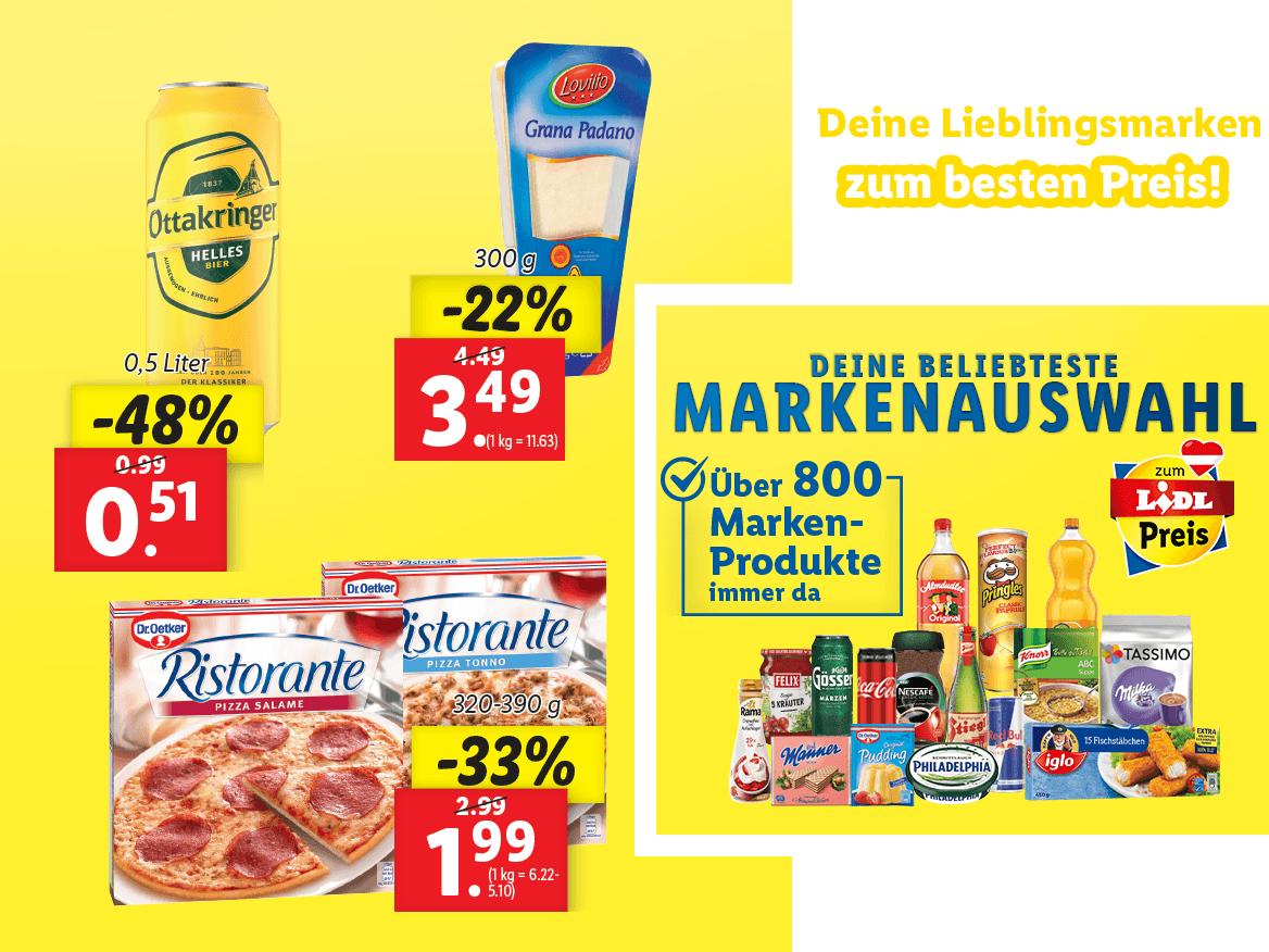 Deine beliebteste Markenauswahl