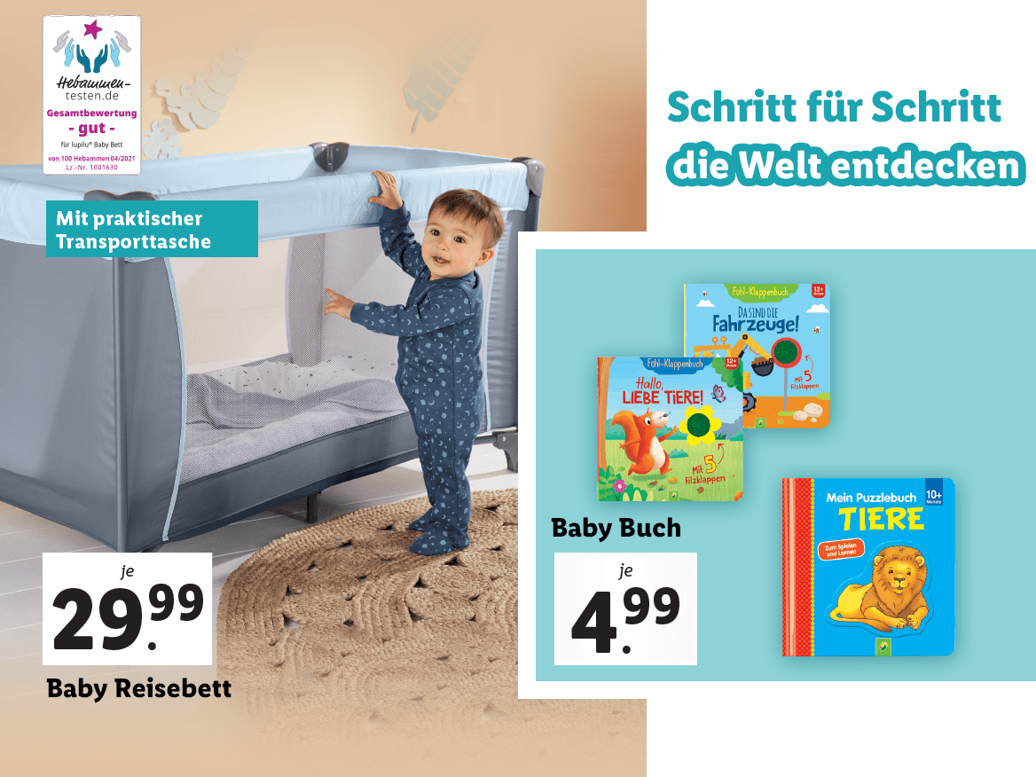 Schritt für Schritt die Welt entdecken