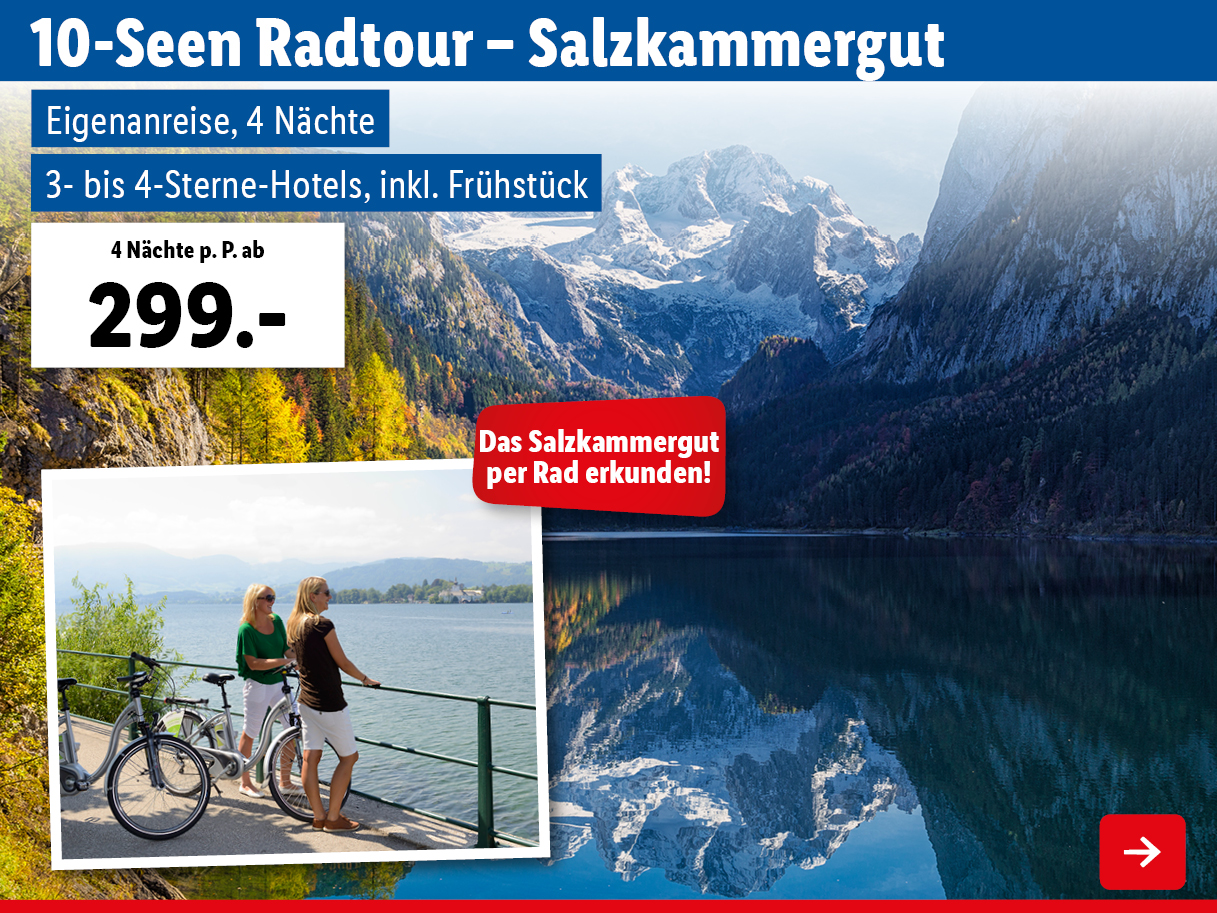 10-Seen Radtour - Salzkammergut