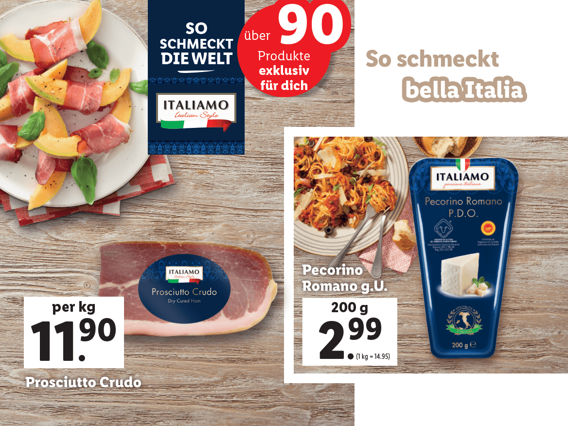 Italienischer Genuss ab Do. 27.1.