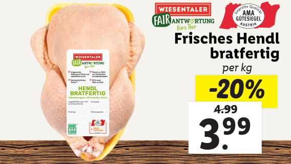  Frisches Hendl bratfertig 