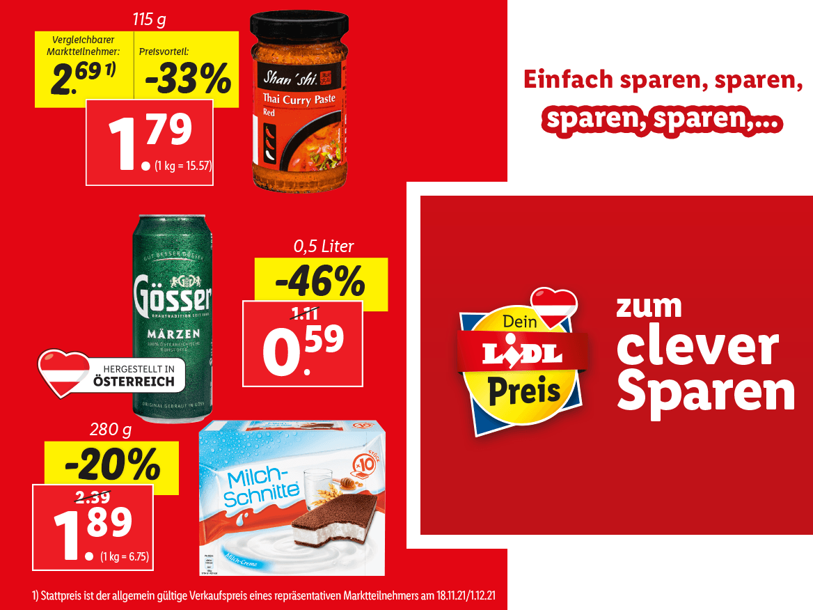 clever Sparen - Super Marken zum Lidl-Preis