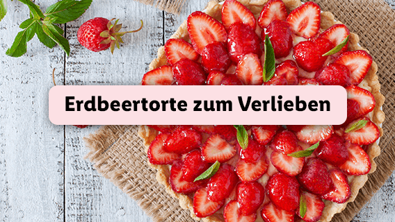 Frische Erdbeertorte