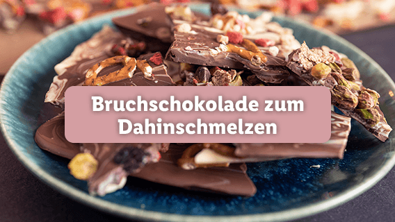 Bruchschokolade mit Toppings