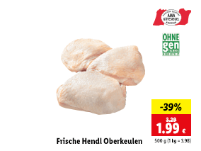 Frische Hendl Oberkeulen