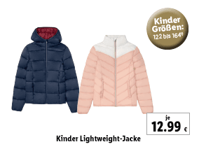 Kinder Lightweight-Jacke