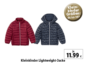 Kleinkinder Lightweigh-Jacke