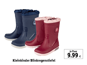  Kleinkinder Blinkregenstiefel