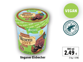 Veganer Eisbecher