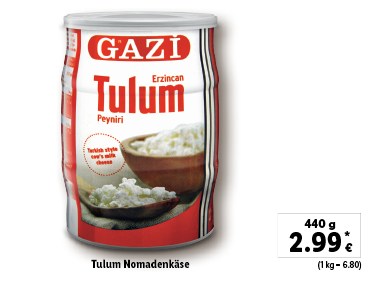  Gazi Tulum Nomadenkäse