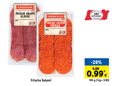 Frische Salami