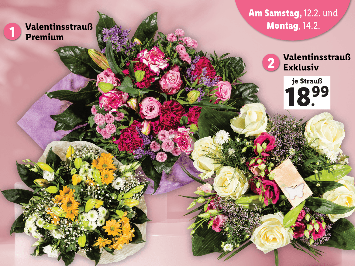 Blumen zum Valentinstag