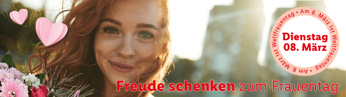 Freude schenken zum Frauentag