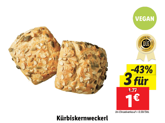 Kürbiskernweckerl