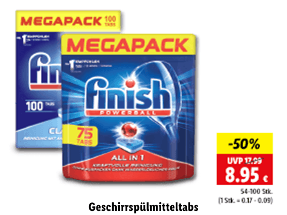 Geschirrspül-mitteltabs