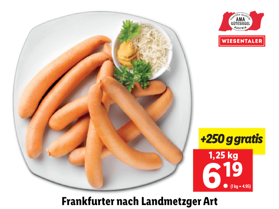 Frankfurter nach Landmetzger Art 