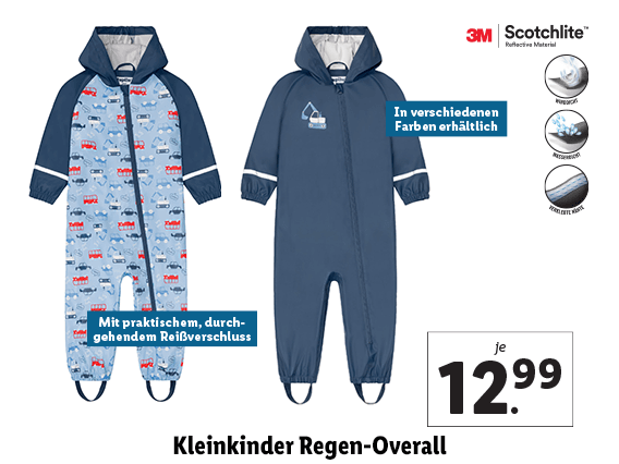 Kleinkinder Regen-Overall