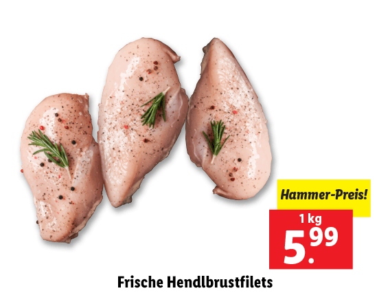 Frische Hendlbrustfilets 