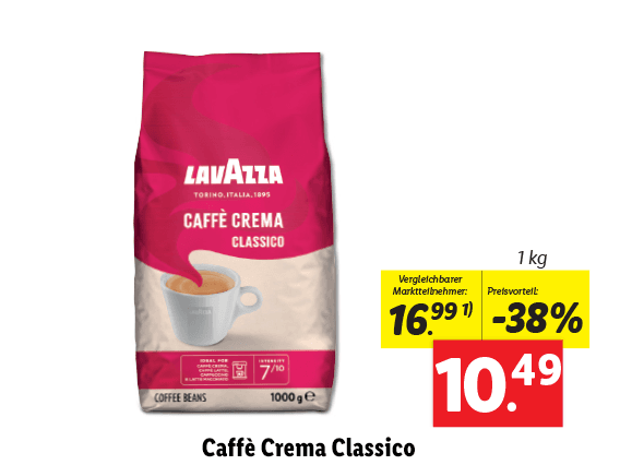  Lavazza Caffè Crema Classico 