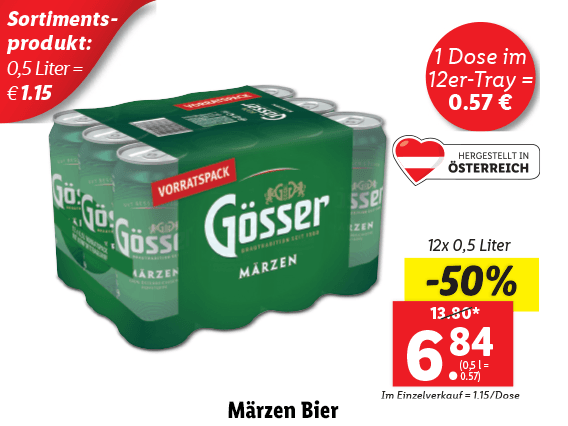  Gösser Märzen Bier 