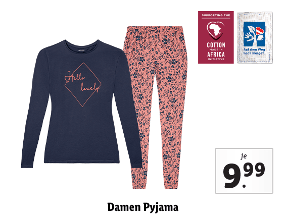 Damen Pyjama