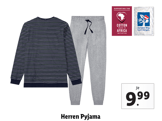 Herren Pyjama