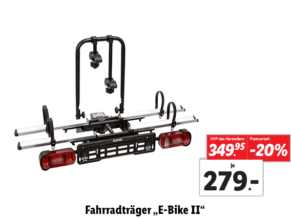  Eufab Fahrradträger „E-Bike II“ 