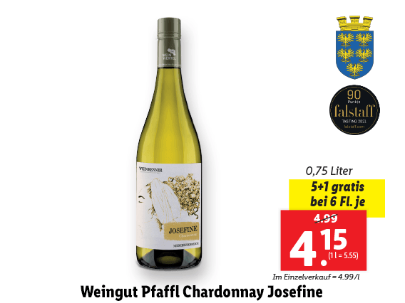  Weingut Pfaffl Chardonnay Josefine 