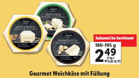  Gourmet Weichkäse mit Füllung 