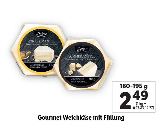  Gourmet Weichkäse mit Füllung 