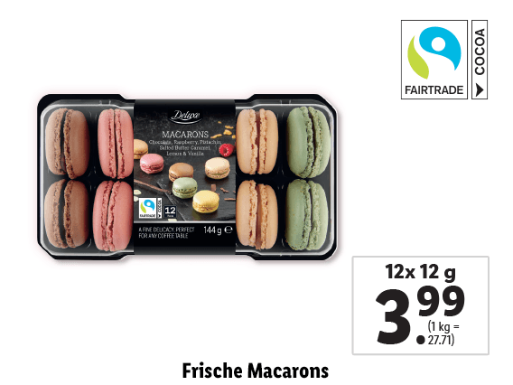  Frische Macarons 