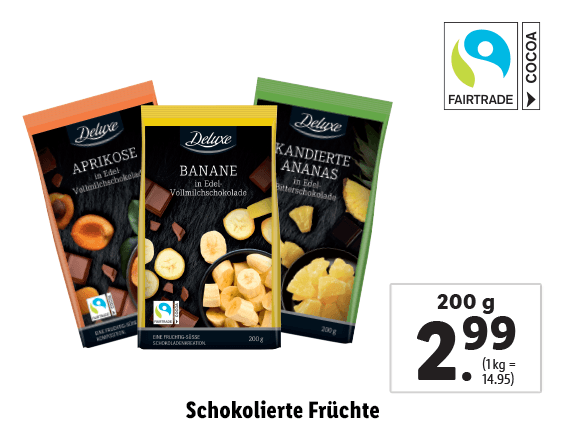  Schokolierte Früchte 